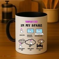 BTS Things I Do Spare Time Funny Coffee Mug thumb 4