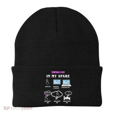 BTS Things I Do Spare Time Funny Beanie