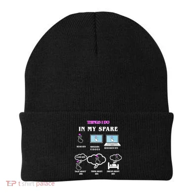 BTS Things I Do Spare Time Funny Beanie