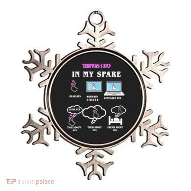 BTS Things I Do Spare Time Funny Ornament