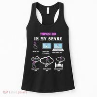 BTS Things I Do Spare Time Funny Women's Tank Top thumb 0