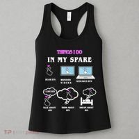 BTS Things I Do Spare Time Funny Women's Tank Top thumb 3