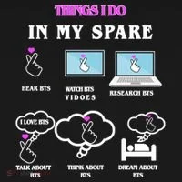 BTS Things I Do Spare Time Funny Toddler Hoodie thumb 2