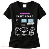 BTS Things I Do Spare Time Funny Women's T-Shirt thumb 0