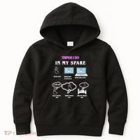 BTS Things I Do Spare Time Funny Kids Hoodie thumb 0