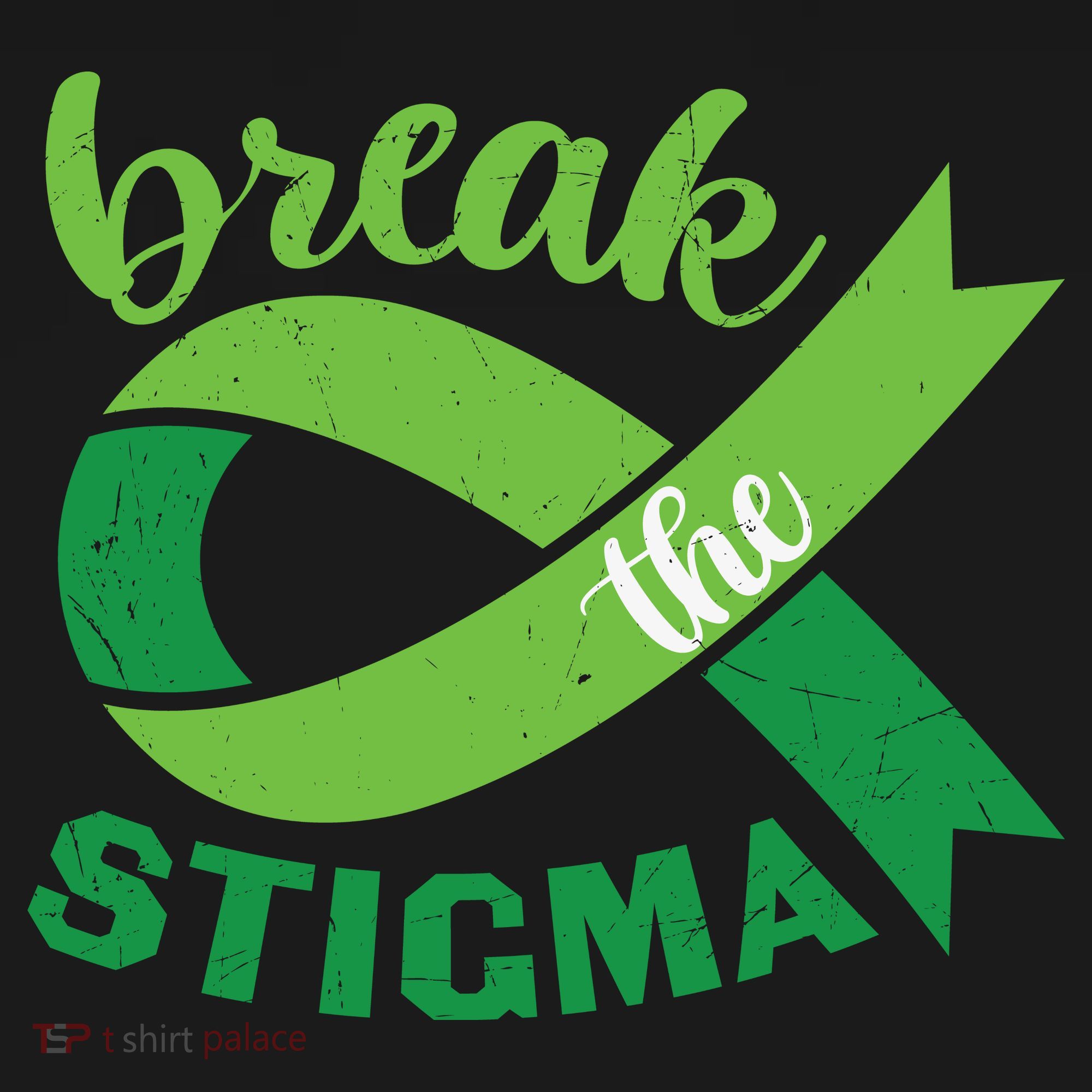 Break The Stigma Ribbon Mental Health Awareness Sweatshirt