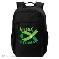 Break The Stigma Ribbon Mental Health Awareness Backpack thumb 0