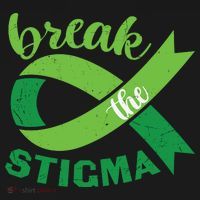 Break The Stigma Ribbon Mental Health Awareness Backpack thumb 2
