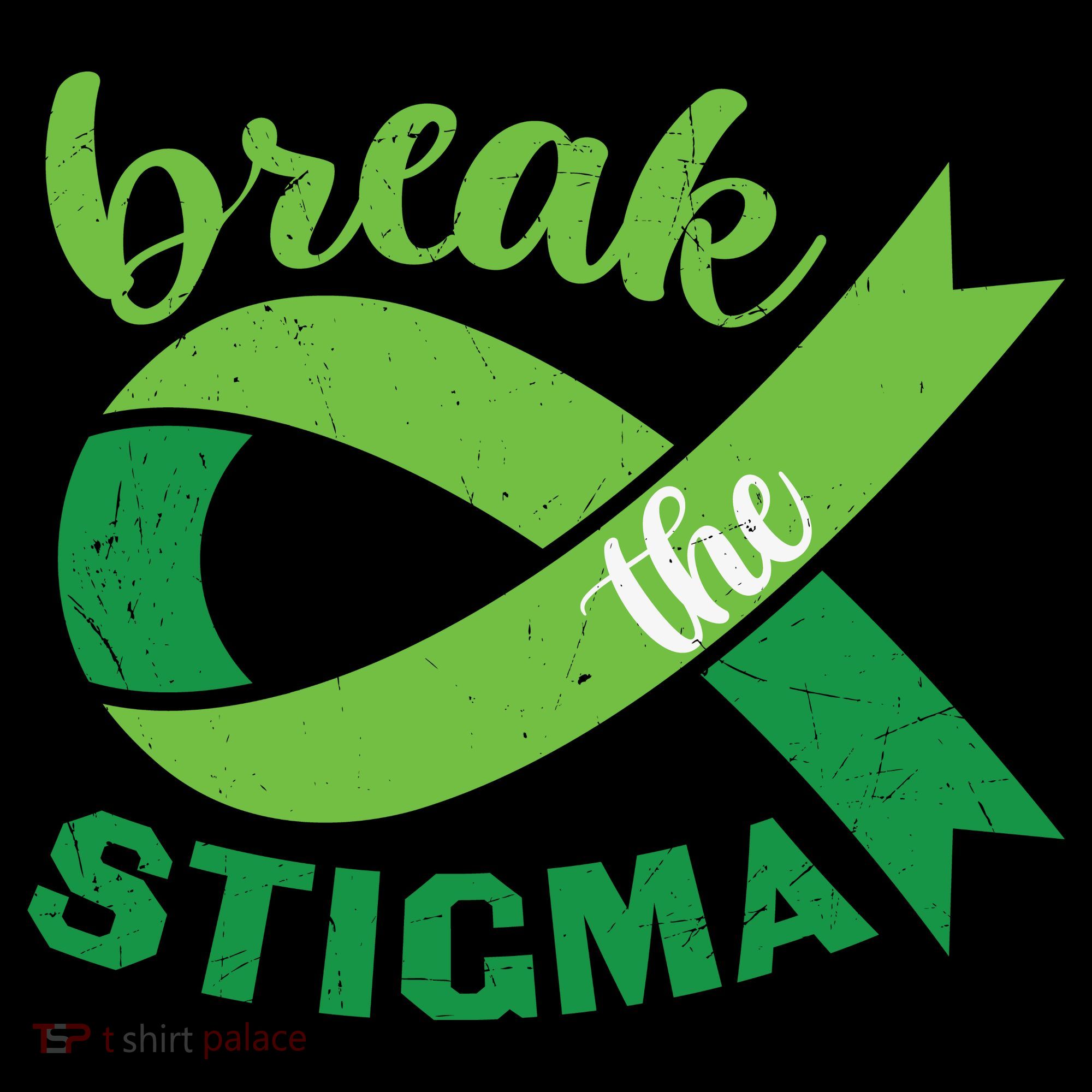 Break The Stigma Ribbon Mental Health Awareness Coffee Mug