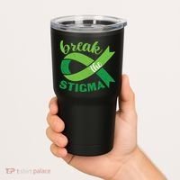 Break The Stigma Ribbon Mental Health Awareness Tumbler thumb 2