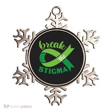 Break The Stigma Ribbon Mental Health Awareness Ornament