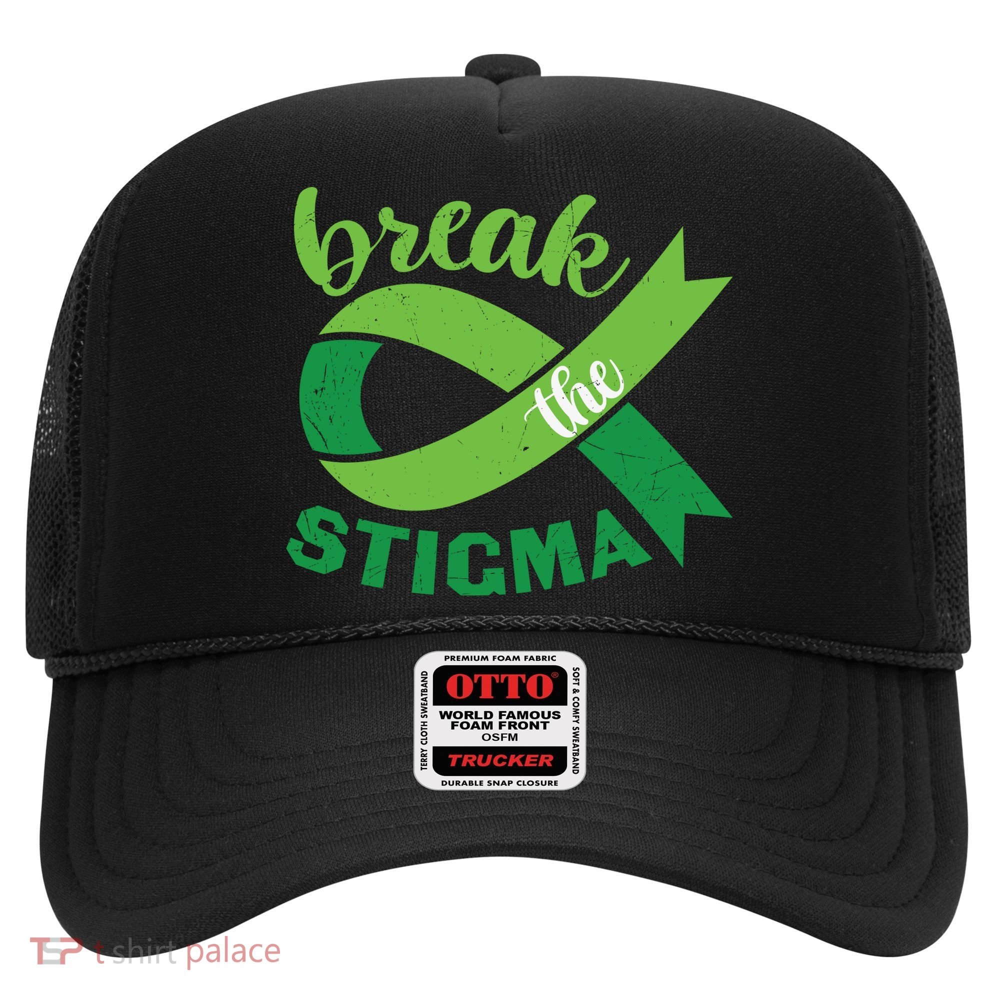 Break The Stigma Ribbon Mental Health Awareness Hat