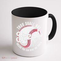 Baseball Thou Shall Not Steal Unless You Can Beat The Throw Coffee Mug thumb 1