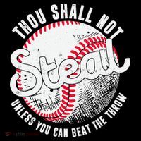 Baseball Thou Shall Not Steal Unless You Can Beat The Throw Coffee Mug thumb 5