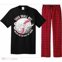 Baseball Thou Shall Not Steal Unless You Can Beat The Throw Pajama Set thumb 0