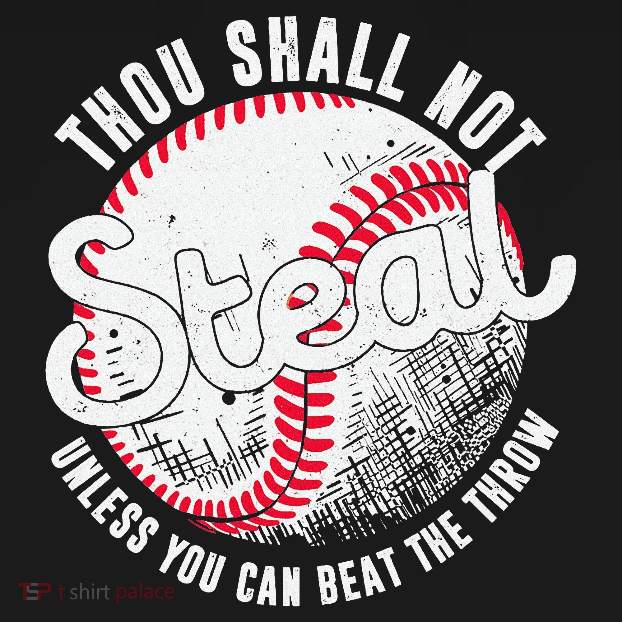 Baseball Thou Shall Not Steal Unless You Can Beat The Throw Women's Hoodie