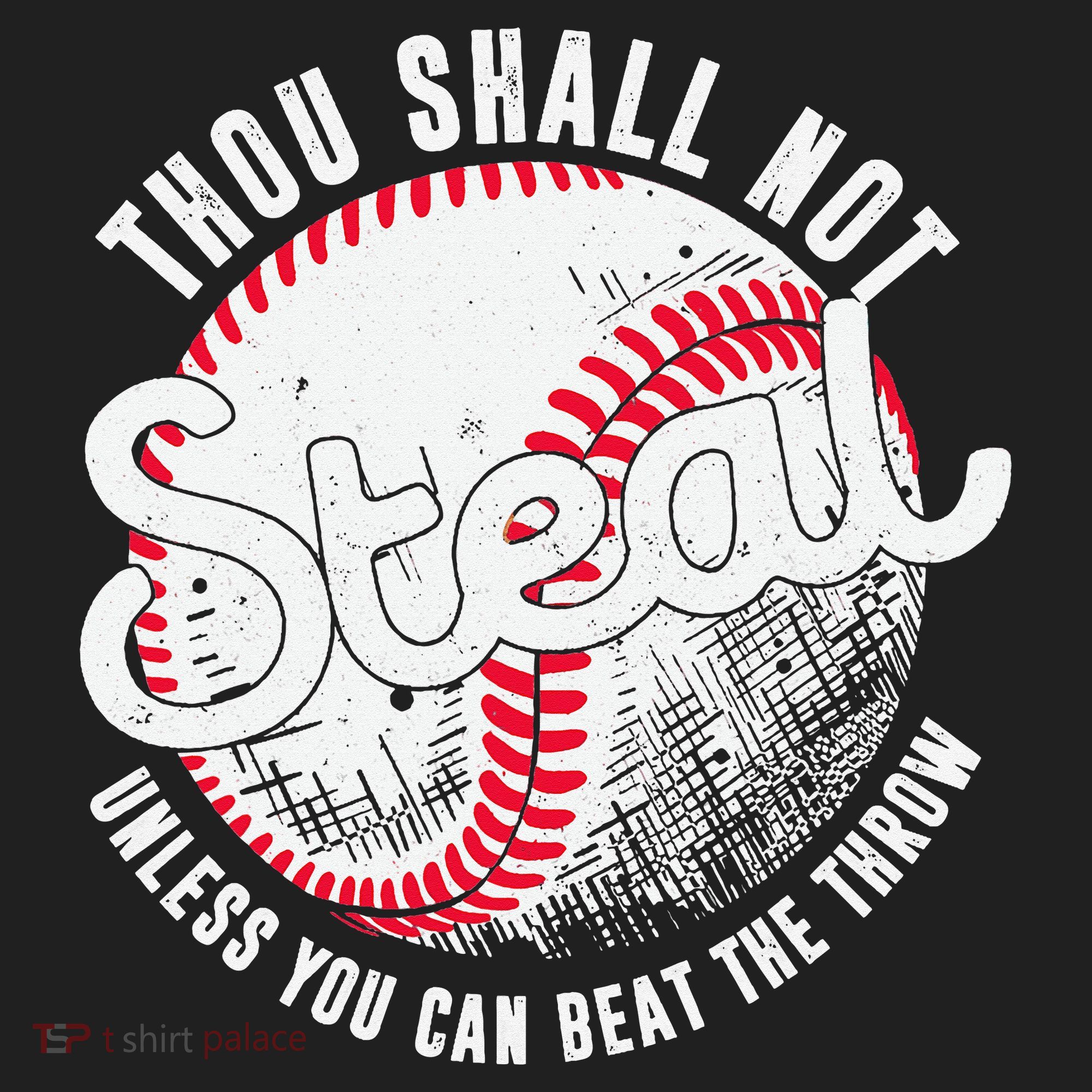 Baseball Thou Shall Not Steal Unless You Can Beat The Throw Golf Towel
