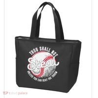 Baseball Thou Shall Not Steal Unless You Can Beat The Throw Tote Bag thumb 3