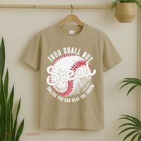 Baseball Thou Shall Not Steal Unless You Can Beat The Throw T-Shirt thumb 2