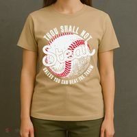 Baseball Thou Shall Not Steal Unless You Can Beat The Throw T-Shirt thumb 4