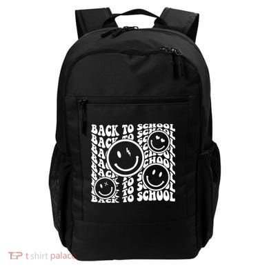 Back To School Retro Smile Face Backpack