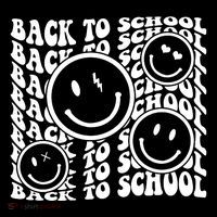 Back To School Retro Smile Face Women's Hoodie thumb 2