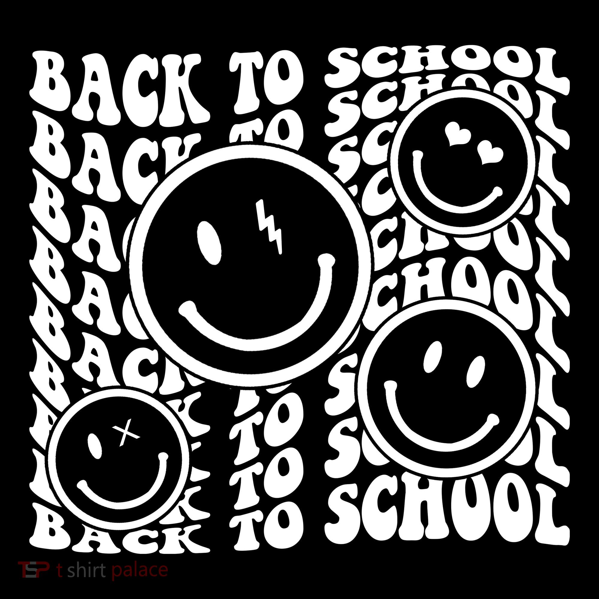 Back To School Retro Smile Face Tote Bag