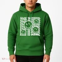 Back To School Retro Smile Face Hoodie thumb 2