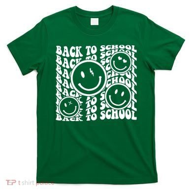 Back To School Retro Smile Face T-Shirt