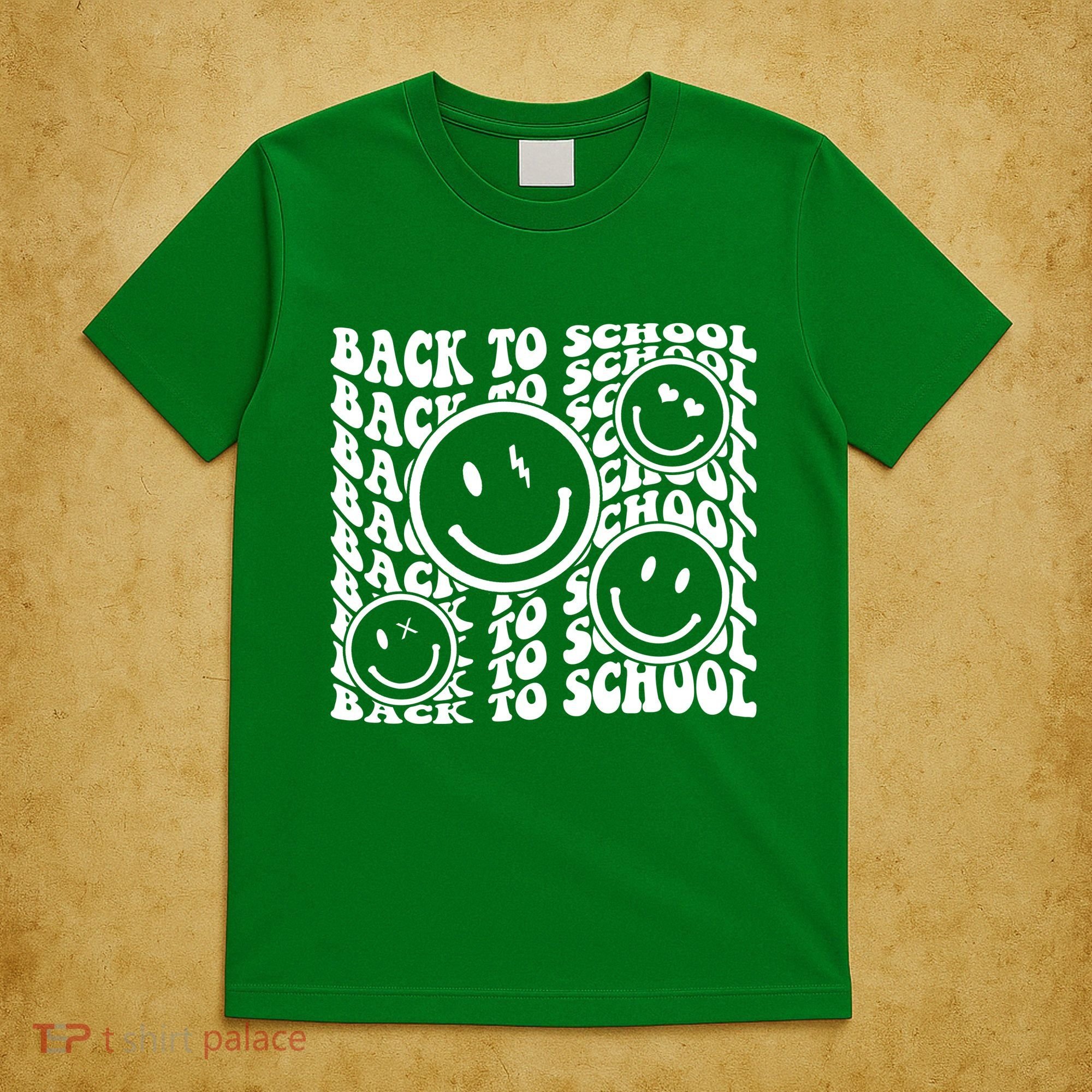 Back To School Retro Smile Face T-Shirt