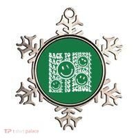 Back To School Retro Smile Face Ornament thumb 0