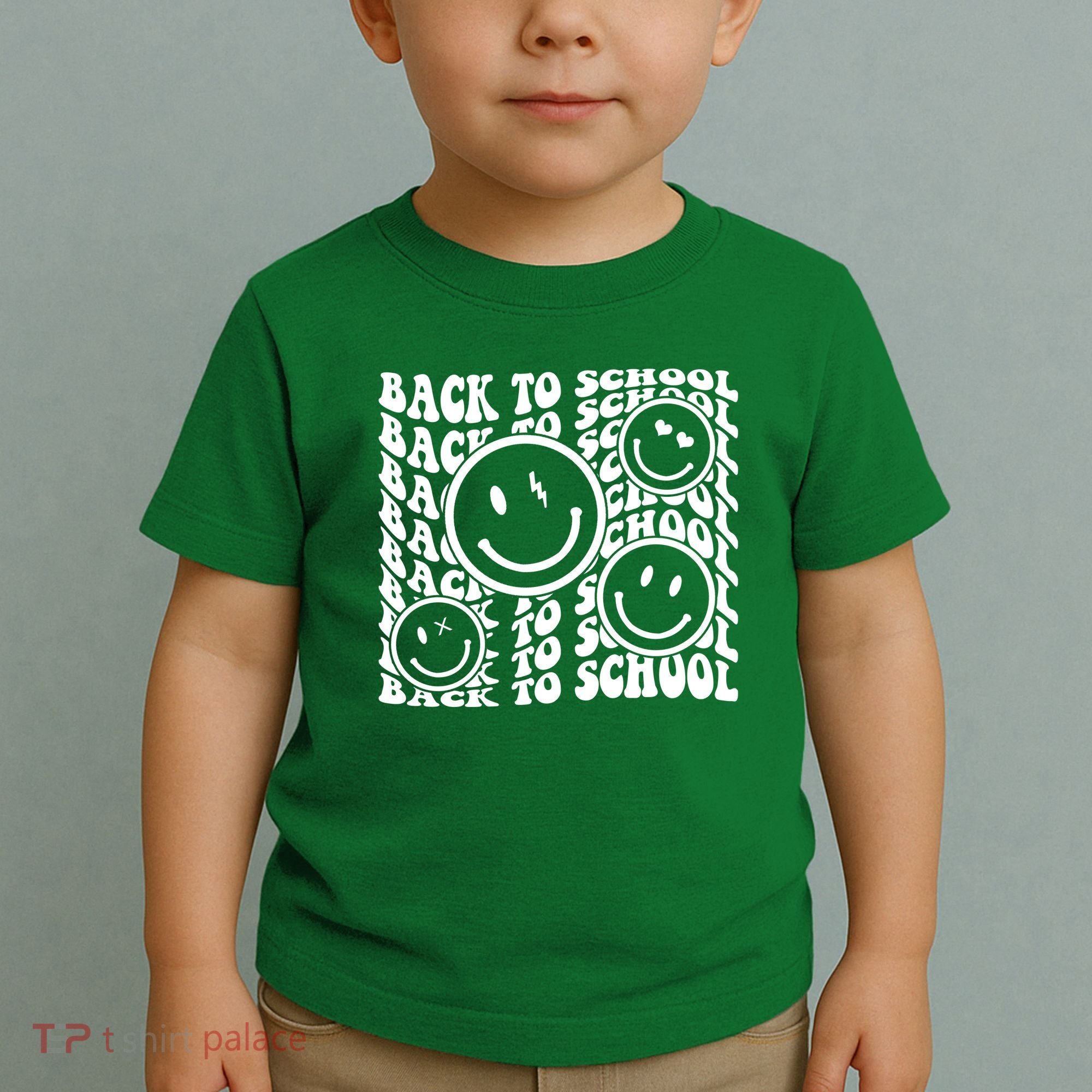 Back To School Retro Smile Face Toddler T-Shirt