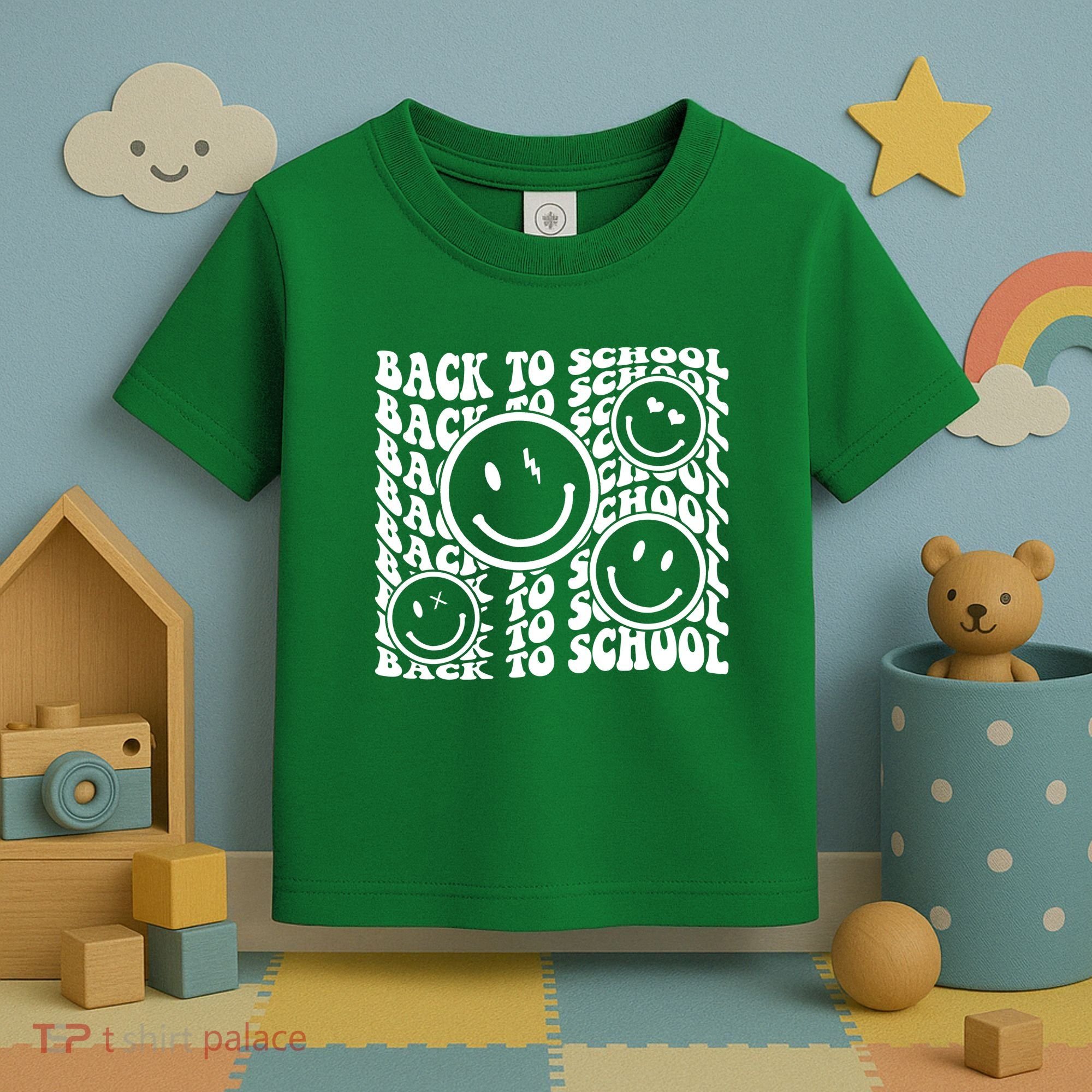 Back To School Retro Smile Face Toddler T-Shirt