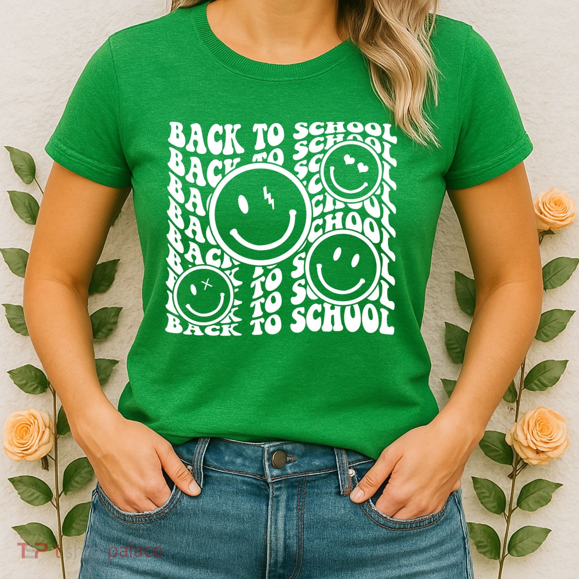 Back To School Retro Smile Face Women's T-Shirt