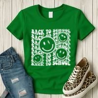 Back To School Retro Smile Face Women's T-Shirt thumb 3