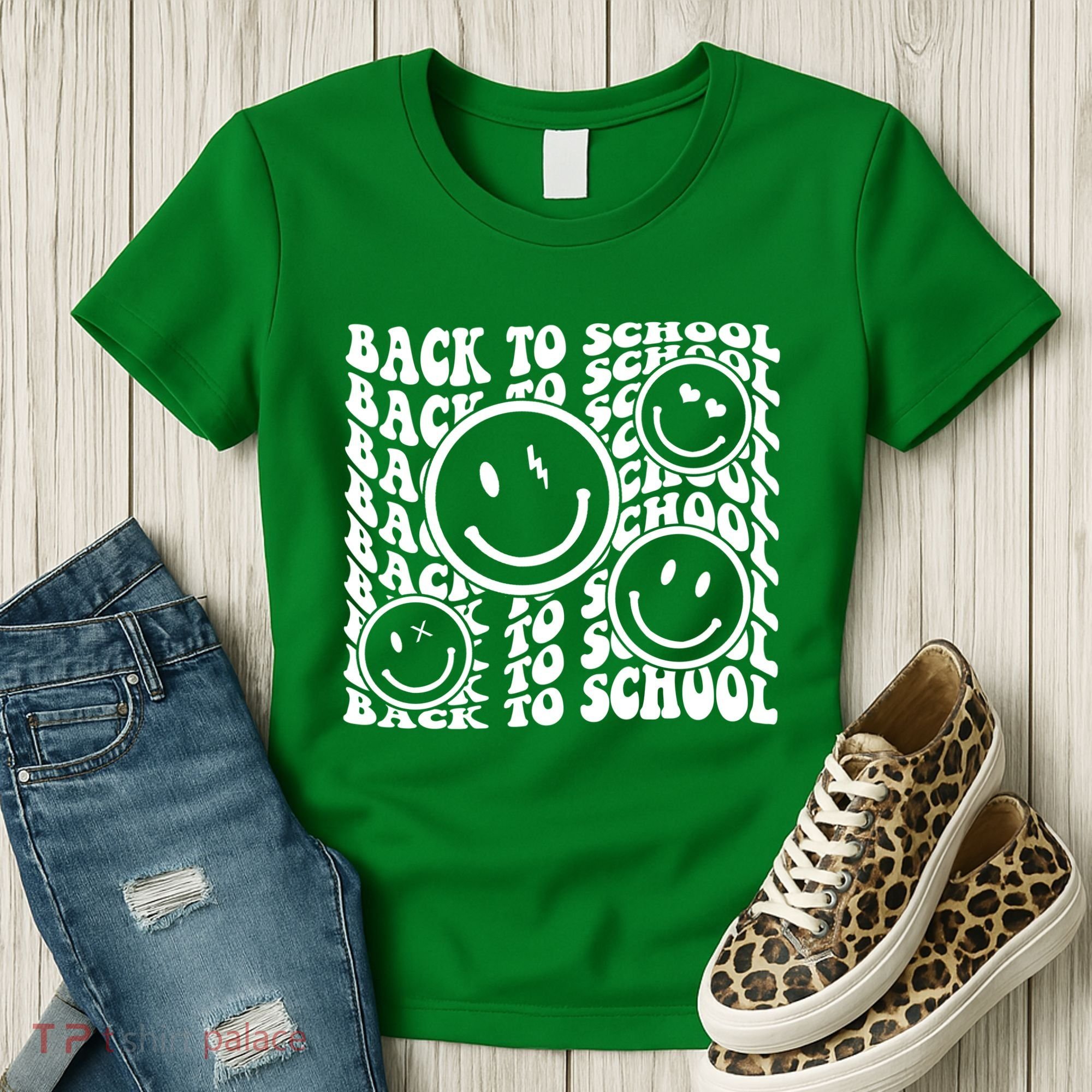 Back To School Retro Smile Face Women's T-Shirt