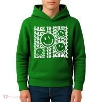 Back To School Retro Smile Face Kids Hoodie thumb 4