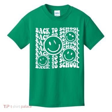 Back To School Retro Smile Face Kids T-Shirt