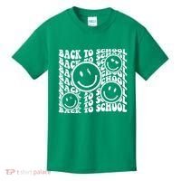 Back To School Retro Smile Face Kids T-Shirt thumb 0