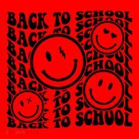Back To School Retro Smile Face Santa Hat thumb 1