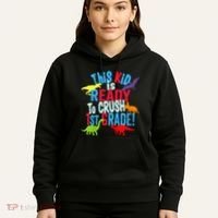 Back To School Dinosaur This is Ready To Crush 1st Grade Hoodie thumb 5