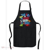 Back To School Dinosaur This is Ready To Crush 1st Grade Apron thumb 0
