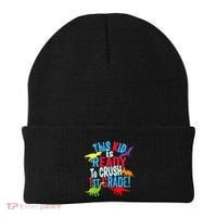 Back To School Dinosaur This is Ready To Crush 1st Grade Beanie thumb 0