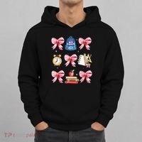 Back To School Girl Coquette Bow First Day Of School Hoodie thumb 0