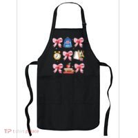 Back To School Girl Coquette Bow First Day Of School Apron thumb 0