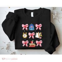 Back To School Girl Coquette Bow First Day Of School Sweatshirt thumb 2