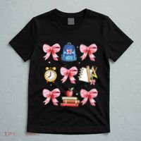 Back To School Girl Coquette Bow First Day Of School T-Shirt thumb 5
