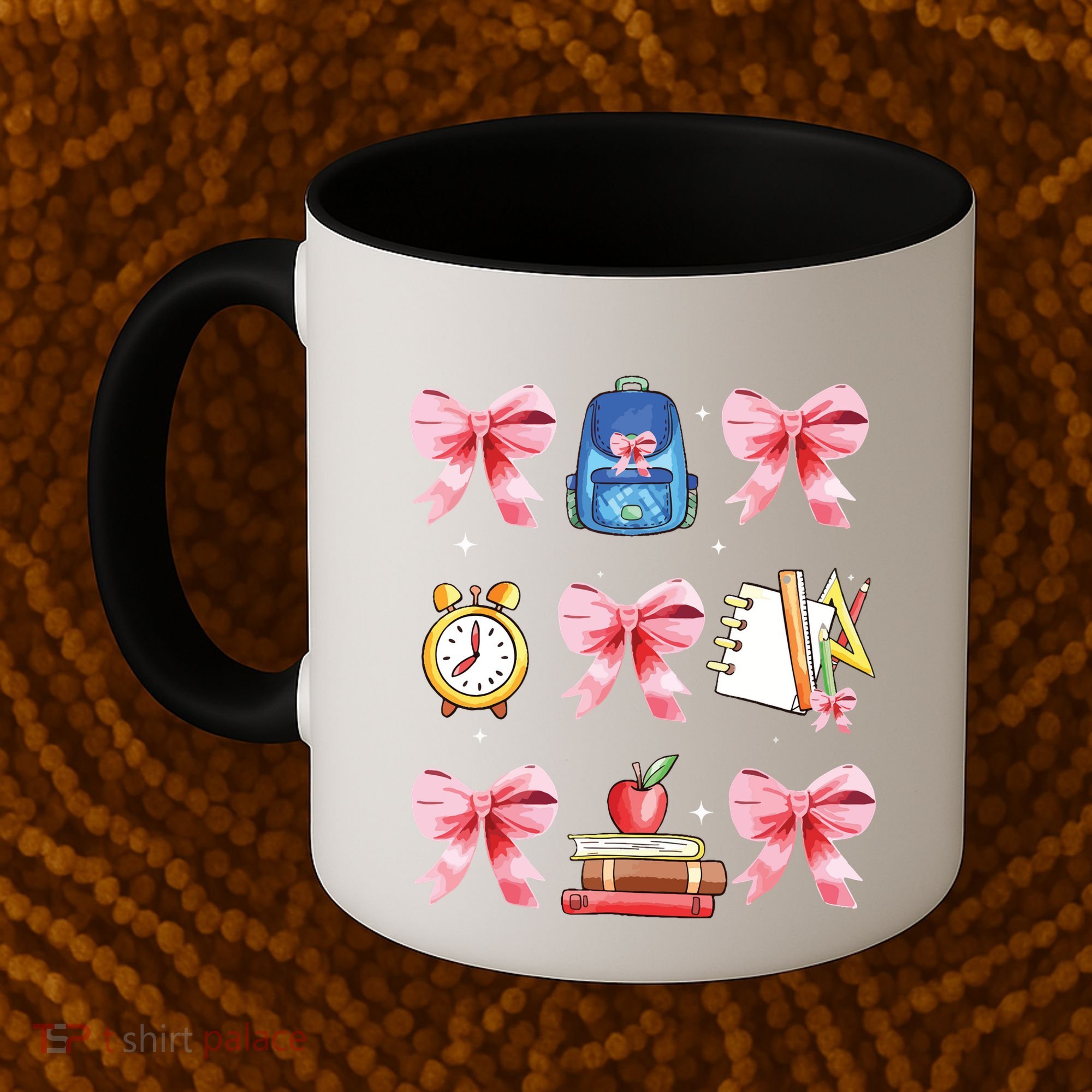 Back To School Girl Coquette Bow First Day Of School Coffee Mug