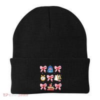 Back To School Girl Coquette Bow First Day Of School Beanie thumb 0