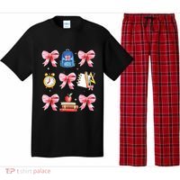 Back To School Girl Coquette Bow First Day Of School Pajama Set thumb 0